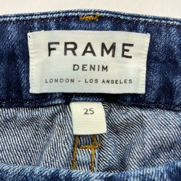 Frame Denim Le Grand Garçon Size 25 - Picture 8 of 16
